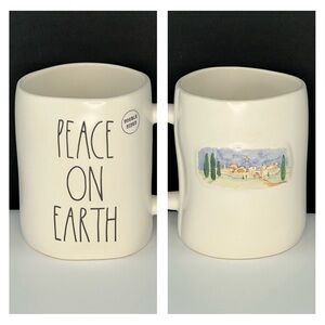 HOLIDAY - Rae Dunn - ‘Peace on Earth - Manger’ ceramic mug. NWT